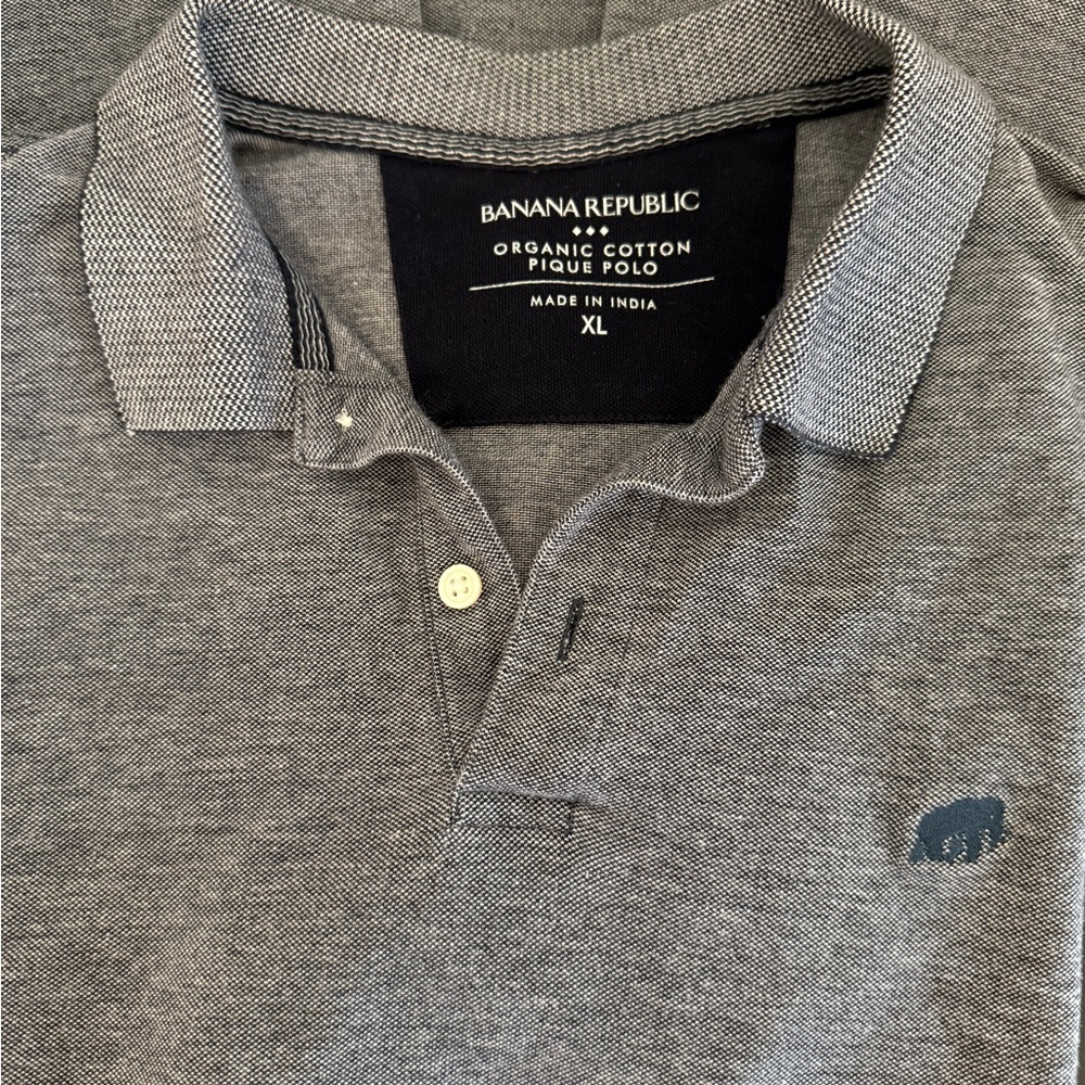 Banana Republic Charcoal Polo Shirt for Men